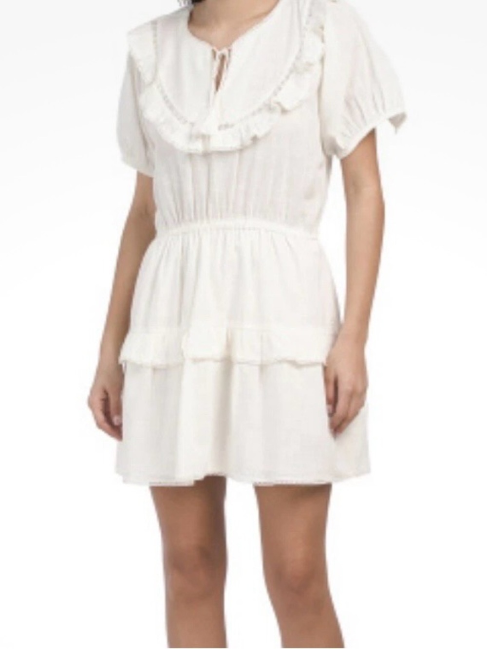 Anthropologie dRA White Cotton Mini Dress XS